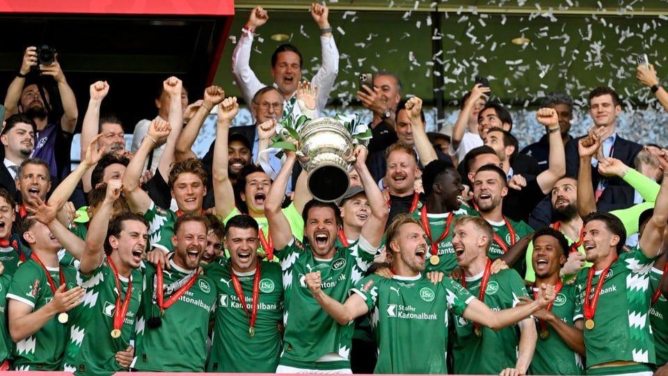 FC St.Gallen gewinnt erstmals seit 26 Jahren den Schweizer Cup